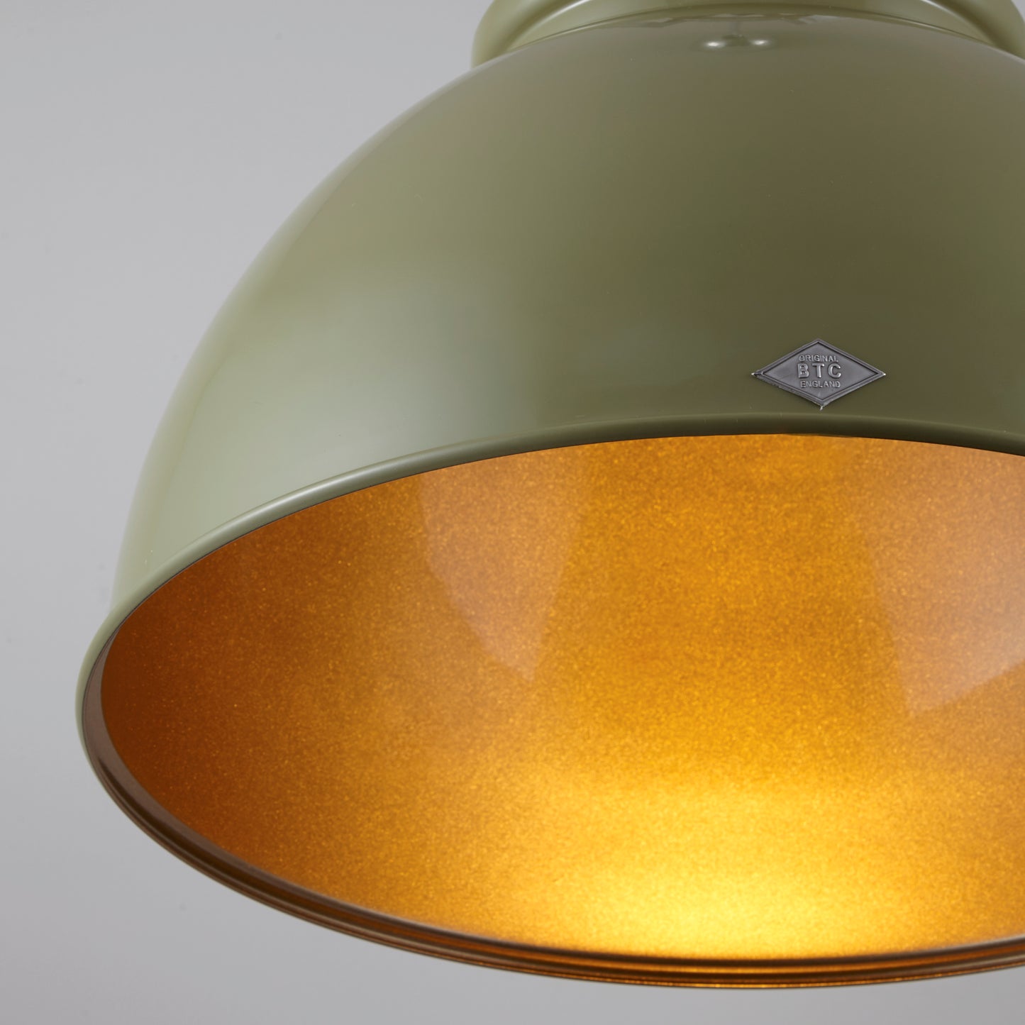 Titan Size 1 Pendant - Olive Green / Bronze