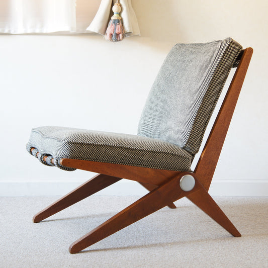Pierre Jeanneret Scissor Chair by Knoll_05~Sold Out~