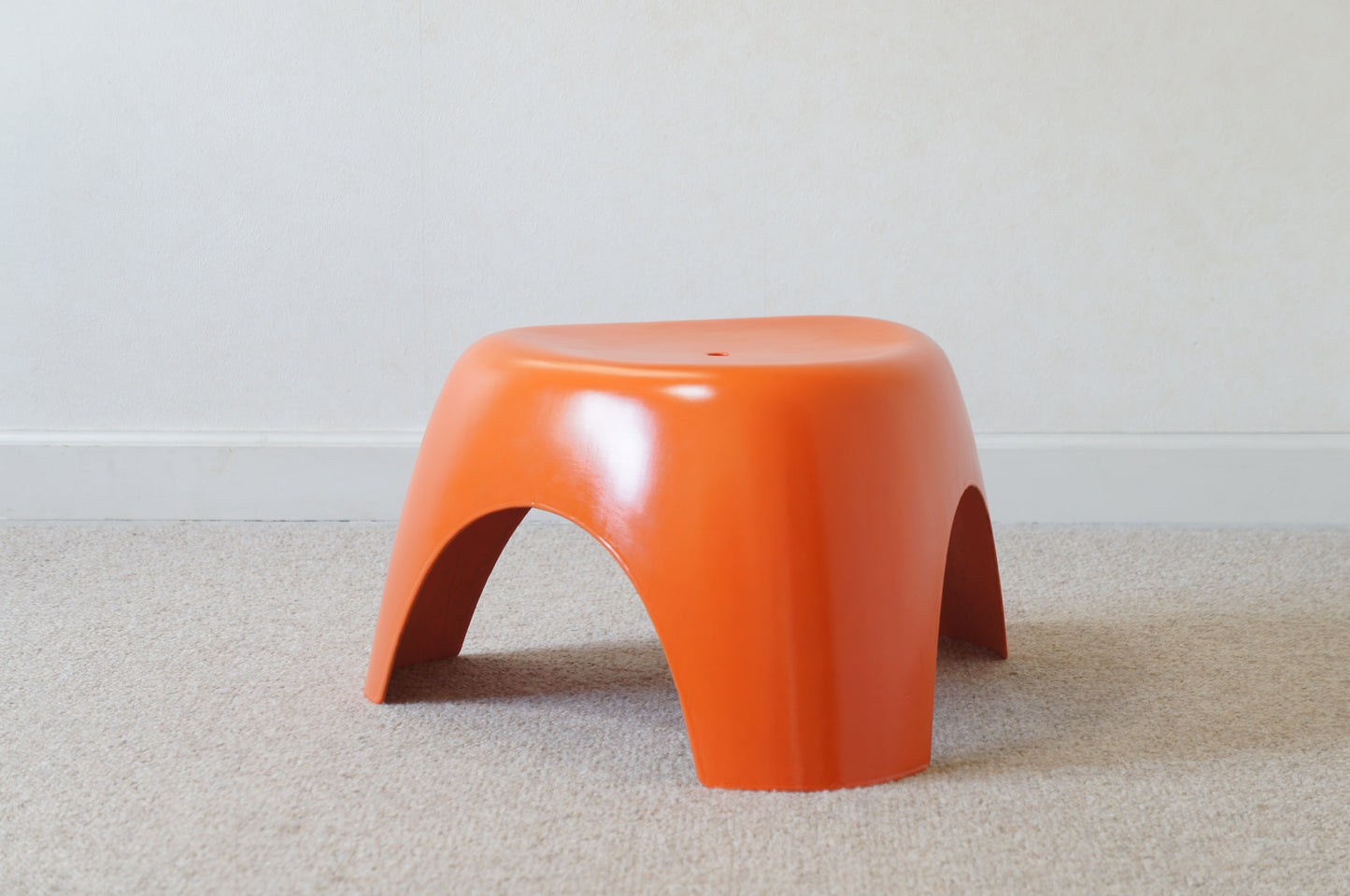 Kotobuki Elephant Stool 03(Orange) by Sori Yanagi