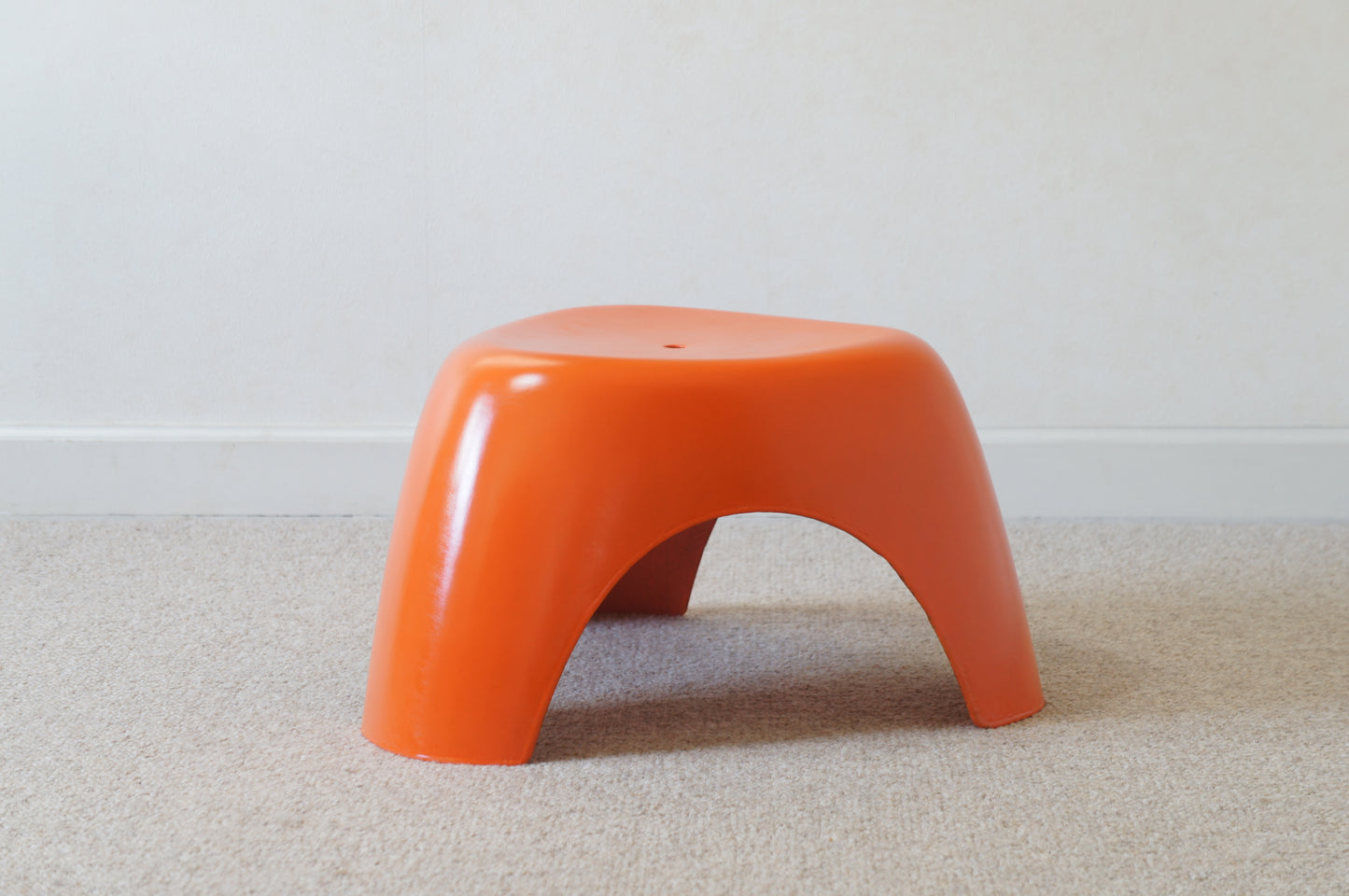 Kotobuki Elephant Stool 03(Orange) by Sori Yanagi