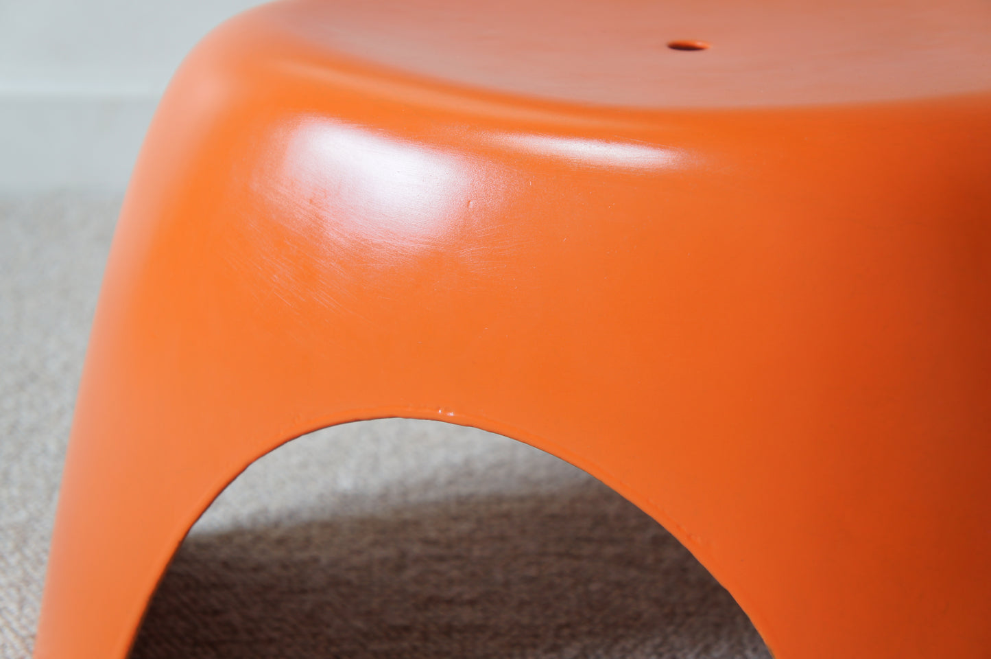 Kotobuki Elephant Stool 03(Orange) by Sori Yanagi