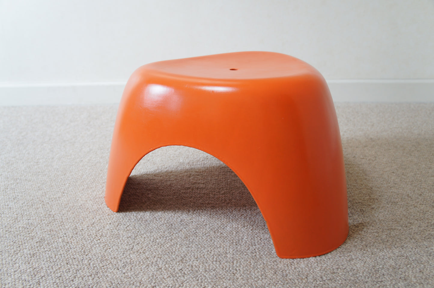 Kotobuki Elephant Stool 03(Orange) by Sori Yanagi