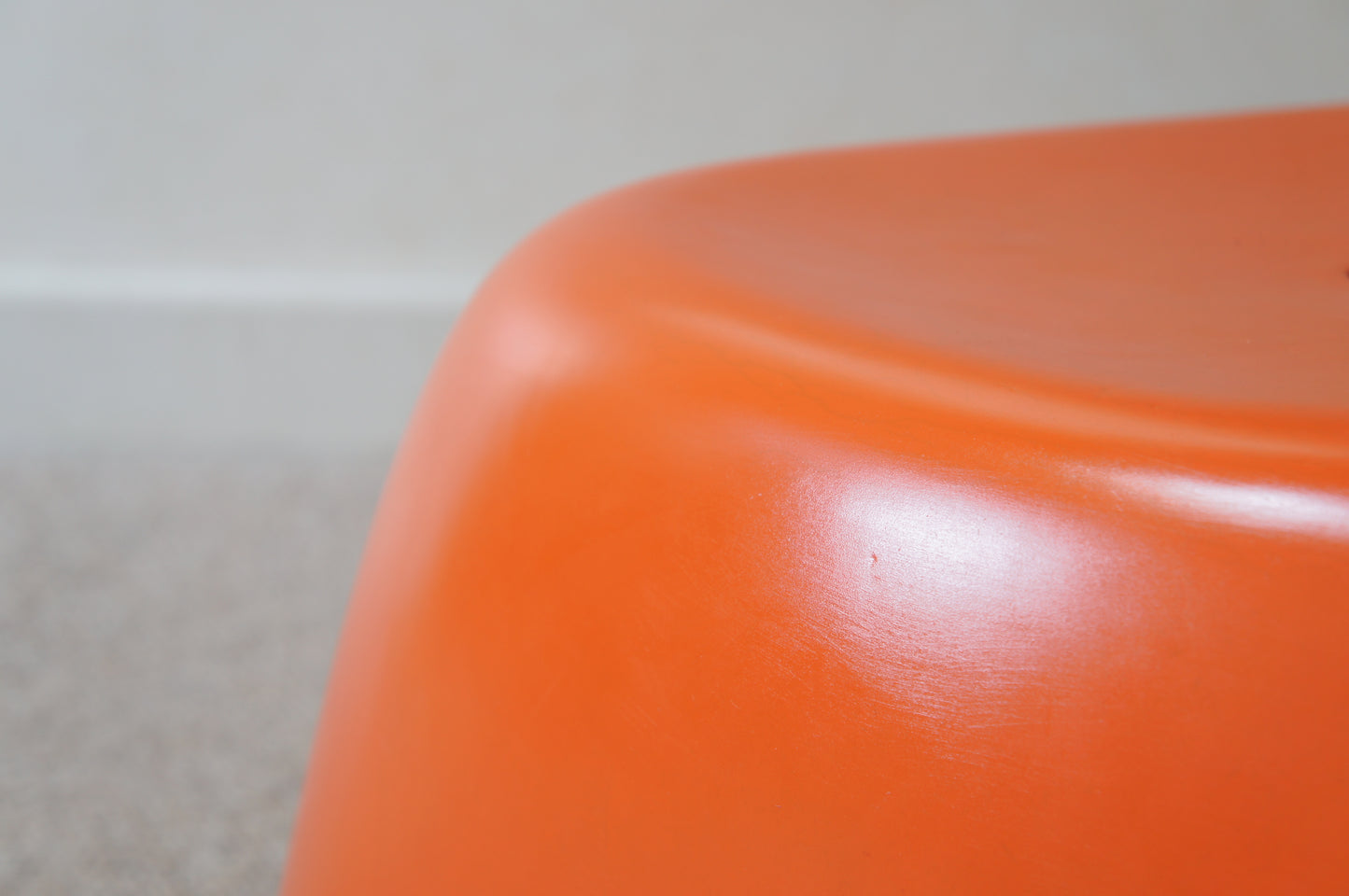 Kotobuki Elephant Stool 03(Orange) by Sori Yanagi