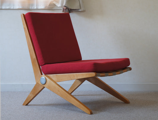 Pierre Jeanneret Scissor Chair by Knoll_06~Price ASK~